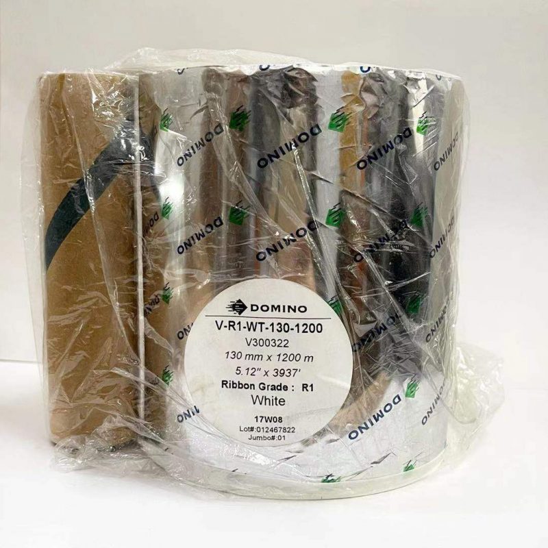 Se Ribbon R1 Domino White Thermal Transfer Ribbons V-R1-WT-130-1200 - Print Tech ...